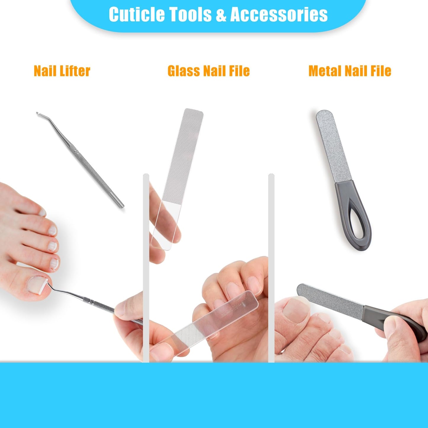 Slanted Angled Heavy Duty Nail Clippers for Thick Nails and Ingrown Nails - Large ToeNail Fingernail Clippers for Men, Seniors and Women - Professional Nail Clippers Set, Nail Cutter - Osinee