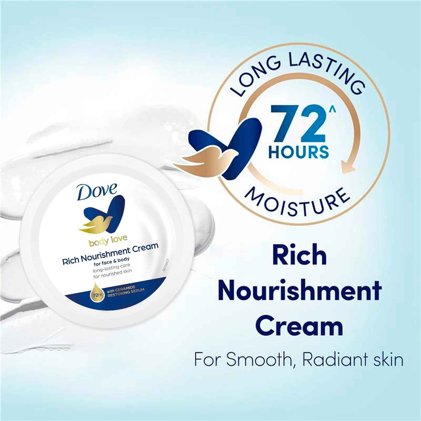 Dove Intensive Nourishment Cream for Unisex - 5 oz Cream (Pack of 3)