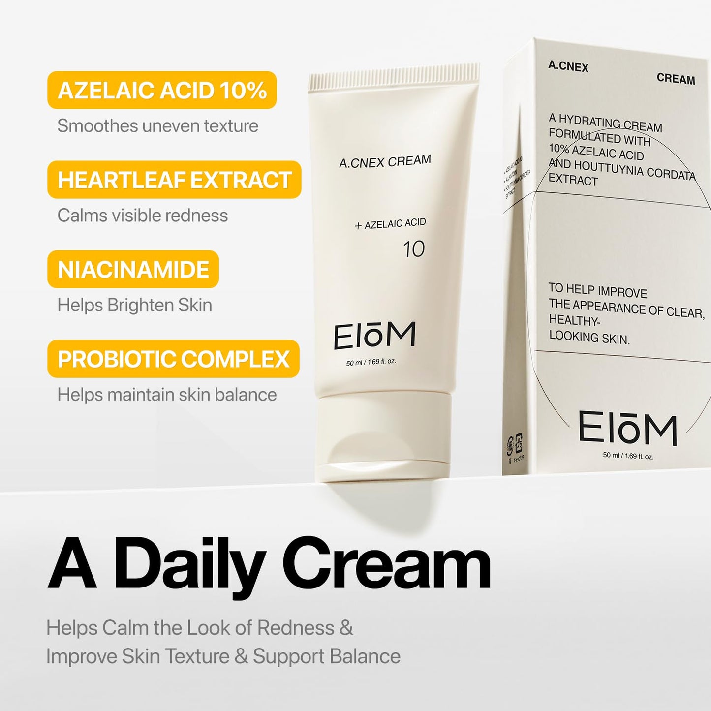 Azelaic Acid 10% Calming Cream - Blemish Relief & Skin Balancing | Fragrance-Free Moisturizer (50ml / 1.69 fl. oz.)