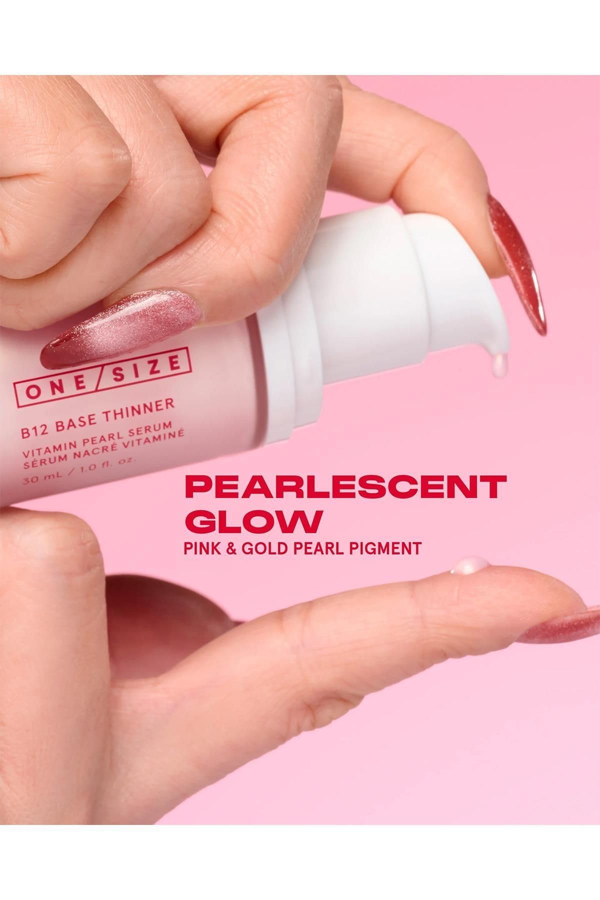 One Size B12 Base Thinner Vitamin Pearl Serum - 30 mL / 1.0 fl oz