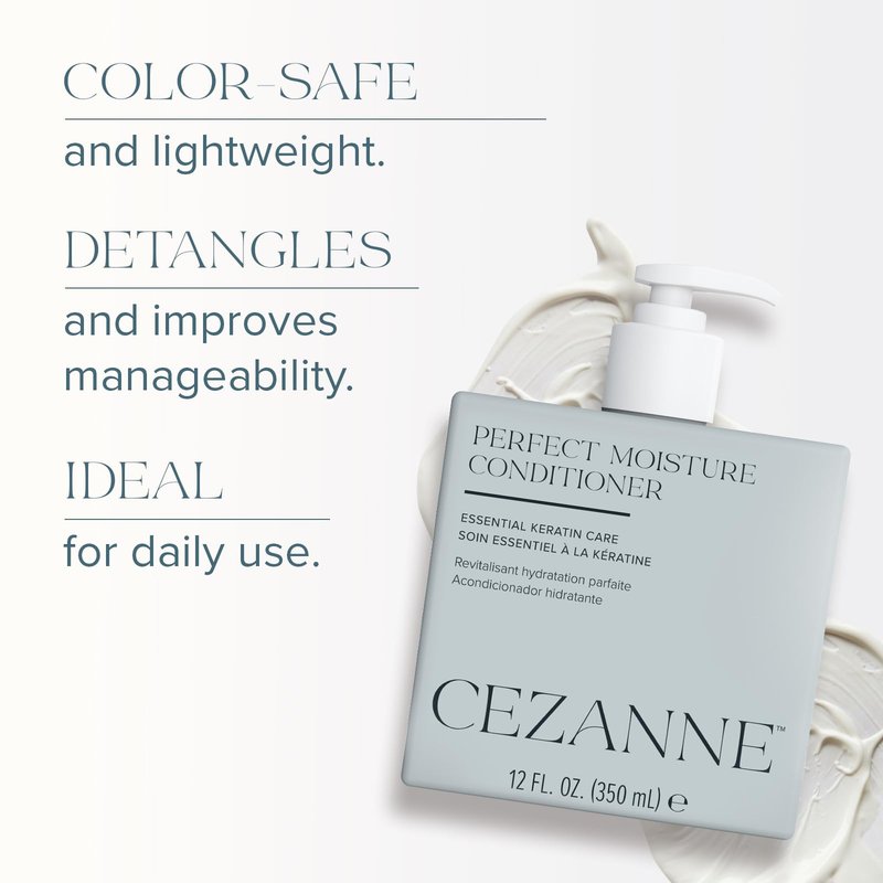 Cezanne Perfect Moisture Conditioner – Deep Hydrating & Frizz?Free, Keratin & Quinoa – 12 fl oz