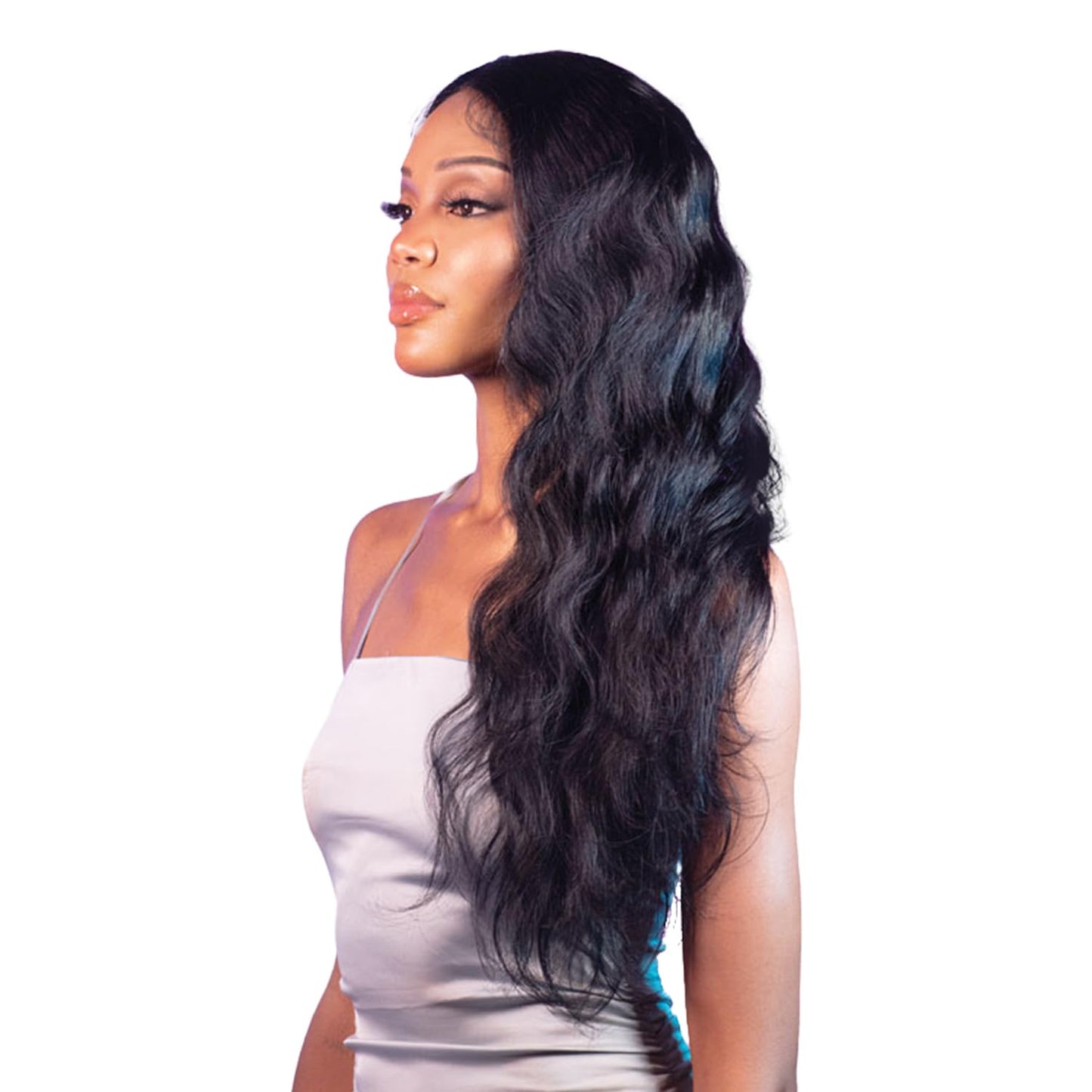 Shake-N-Go Virgin Remy Hair Lace Closure Glossy 4X4 Body Wave 12" (Color: Natural)