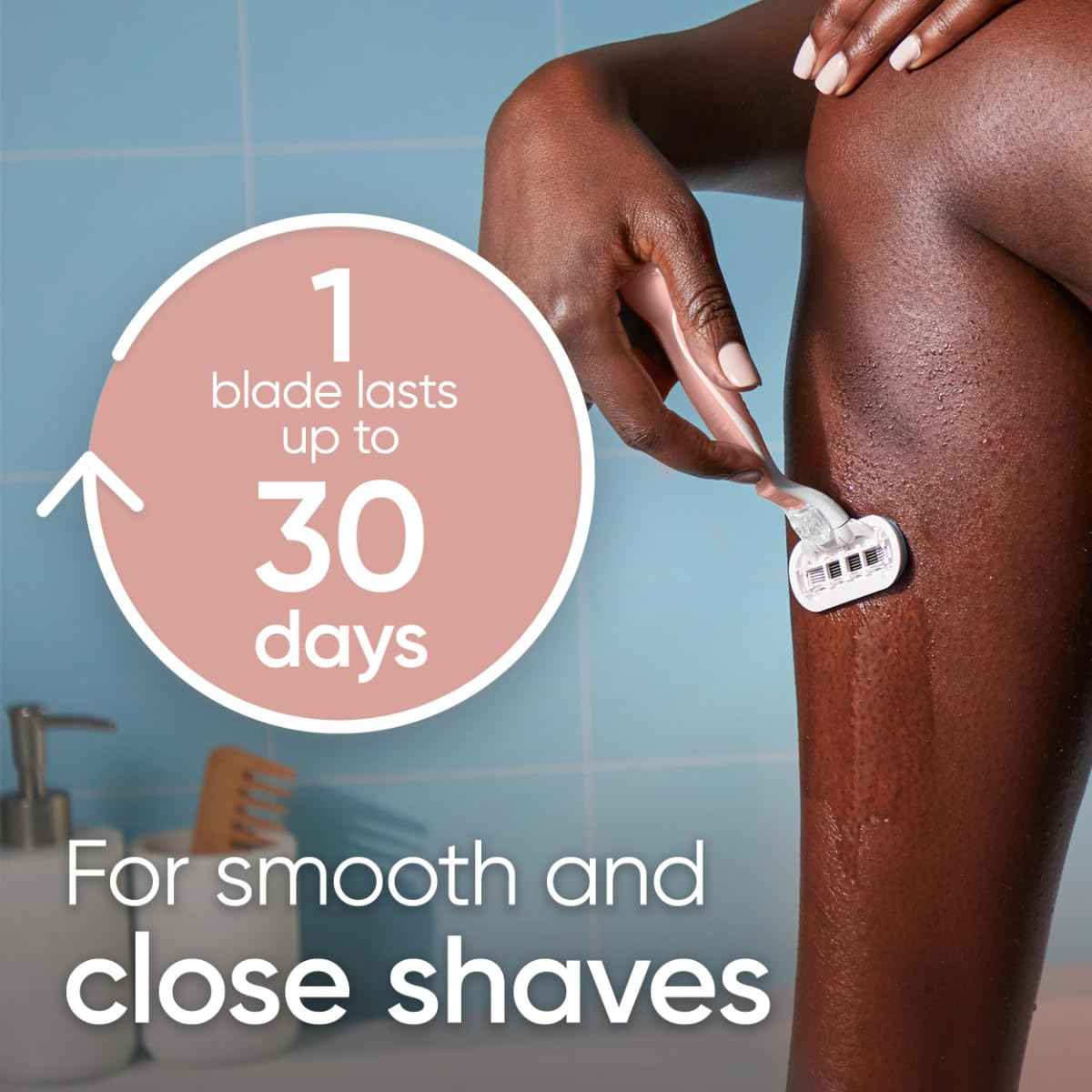 Gillette Venus Extra Smooth Womens Razor Blade Refills, 4 Count, Designed for a Close, Smooth Shave