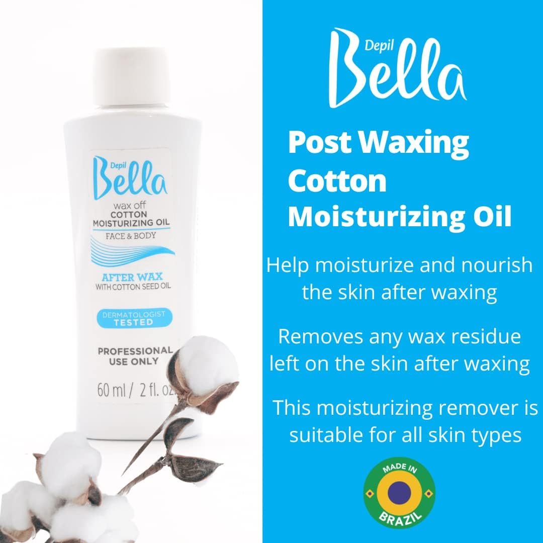 Depil Bella Roll On Wax Honey and Propolis Depilatory | Body Waxing, Hair Removal Wax-Cartridge | For Men and Women | Home Self Waxing | Sensitive Skin | Painless (6 PACK+COMBO)