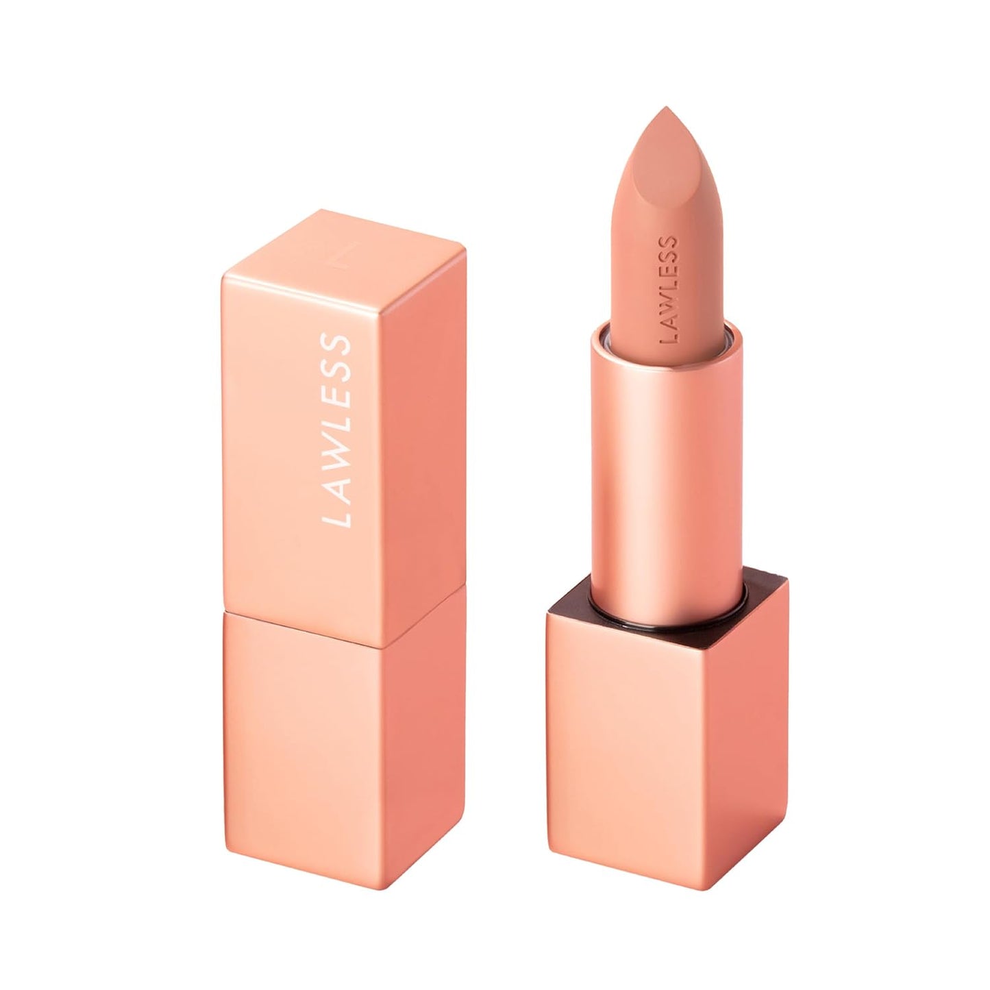 Forget the Filler Lip-Plumping Satin Cream Lipstick - Fawn | 0.1 Ounce, Smooths Lines & Enhances Lips