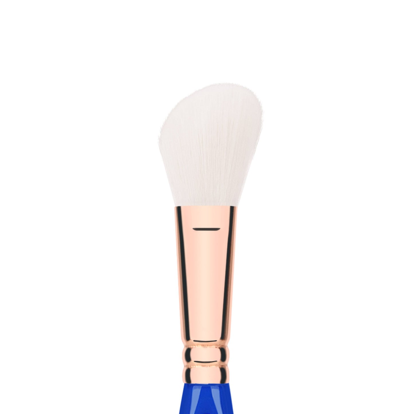 Bdellium Tools Professional Makeup Brush - Golden Triangle 942 Slanted Contour - With All Vegan and Soft Synthetic Fibers, For Adding Dimension to the Face (Blue, 1pc)