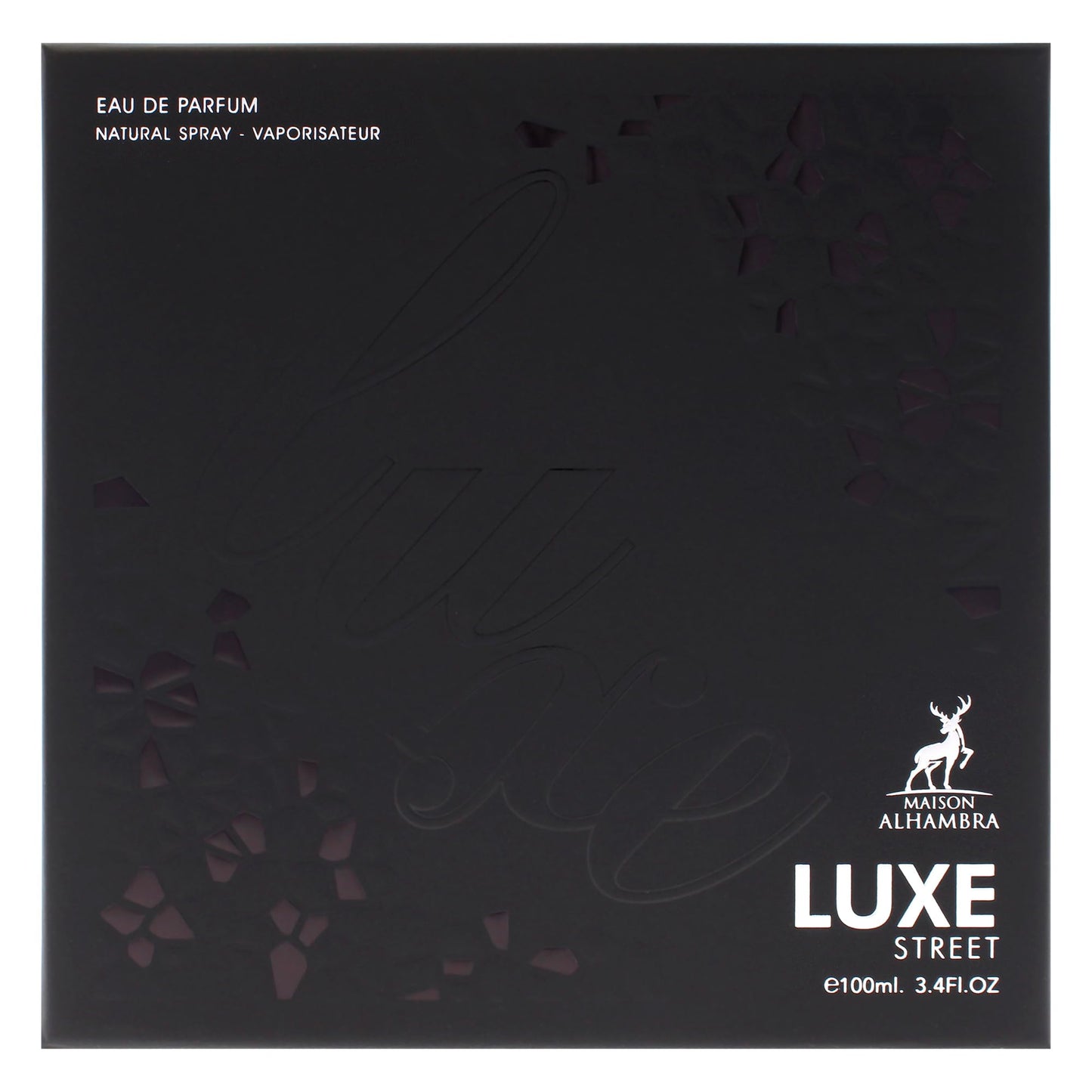 Maison Alhambra Luxe Street – Citrus, Spicy, Amber, Sweet – Eau de Parfum Spray Long-Lasting Fragrance for Unisex, 3.4 Ounce / 100 ml