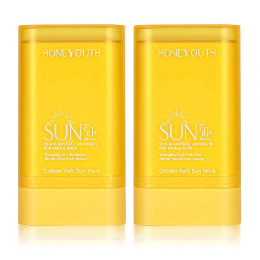 Sunscreen Stick SPF 50+ PA++++ 0.56Oz | Water Resistant (80 Min) | Face & Body Sunscreen for Sensitive Skin | Non-Greasy, No White Cast | Compact Travel-Friendly Sun Protection (pack of 2)