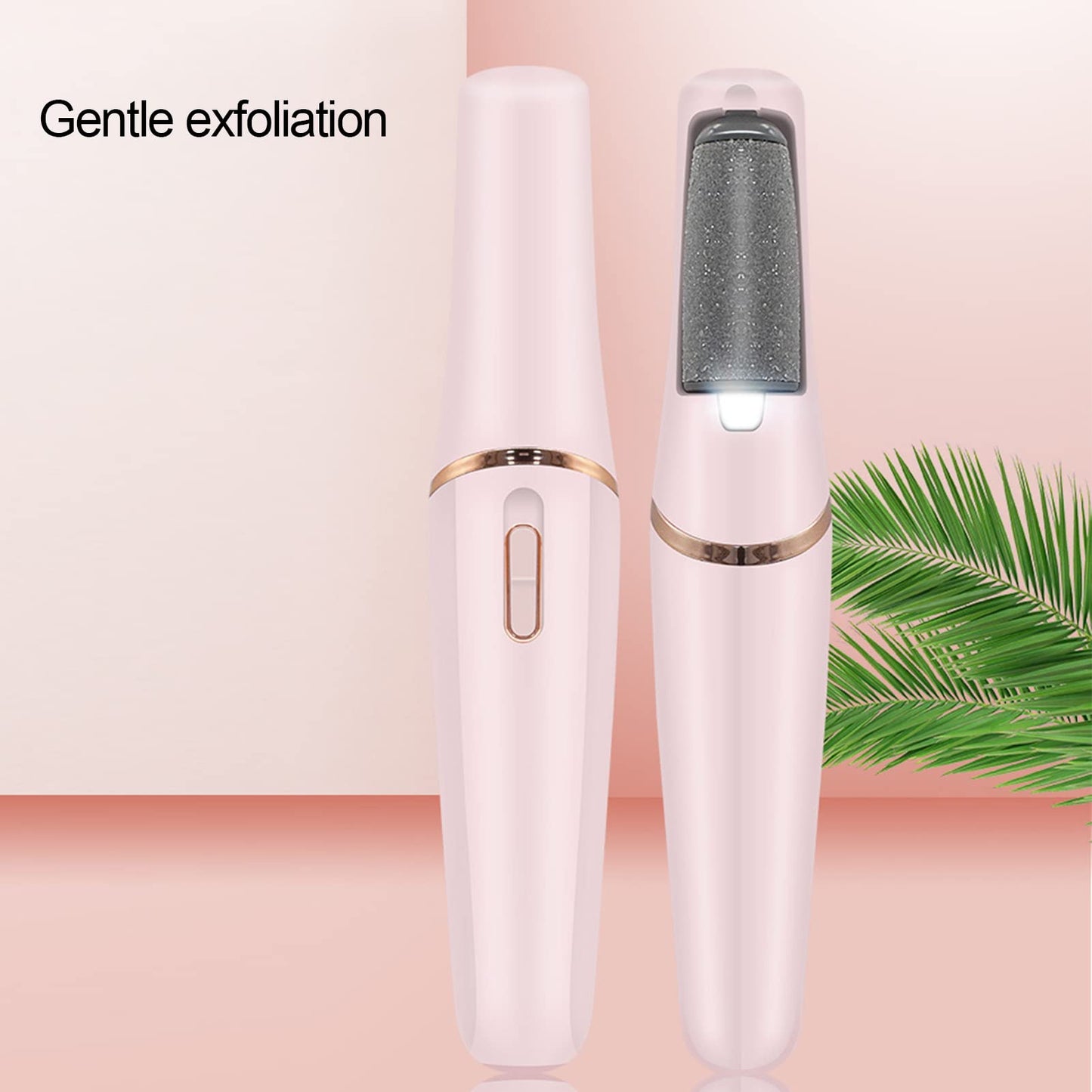 Pongnas Portable Electric Feet Callus Remover Rechargeable, Professional Foot File Scrubber Pedicure Tools with 2 Gears, Pedicure Tools kit Feet Care for Dead Skin Cracked Heels