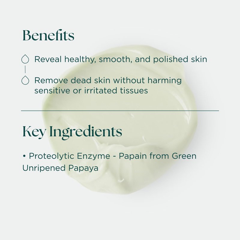 Marini SkinSolutions Skin Zyme - Face Mask with Proteolytic Papaya Enzymes - Gently Removes Dead Skin Cells for a Smooth, Radiant Complexion - All Skin Types - Cruelty Free - Made in the USA - 1 oz