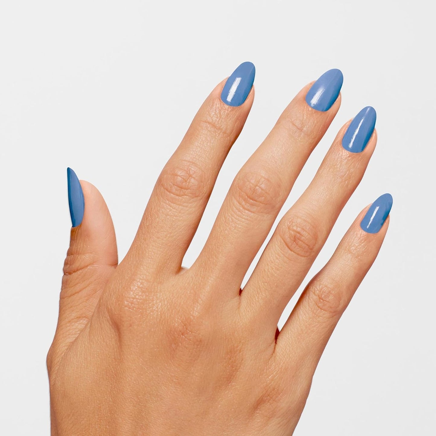 OPI Infinite Shine Strongevity | Opaque Bright Blue Crème Long Wear Gel Like Nail Polish | Vegan, Long Lasting, Streak Free
