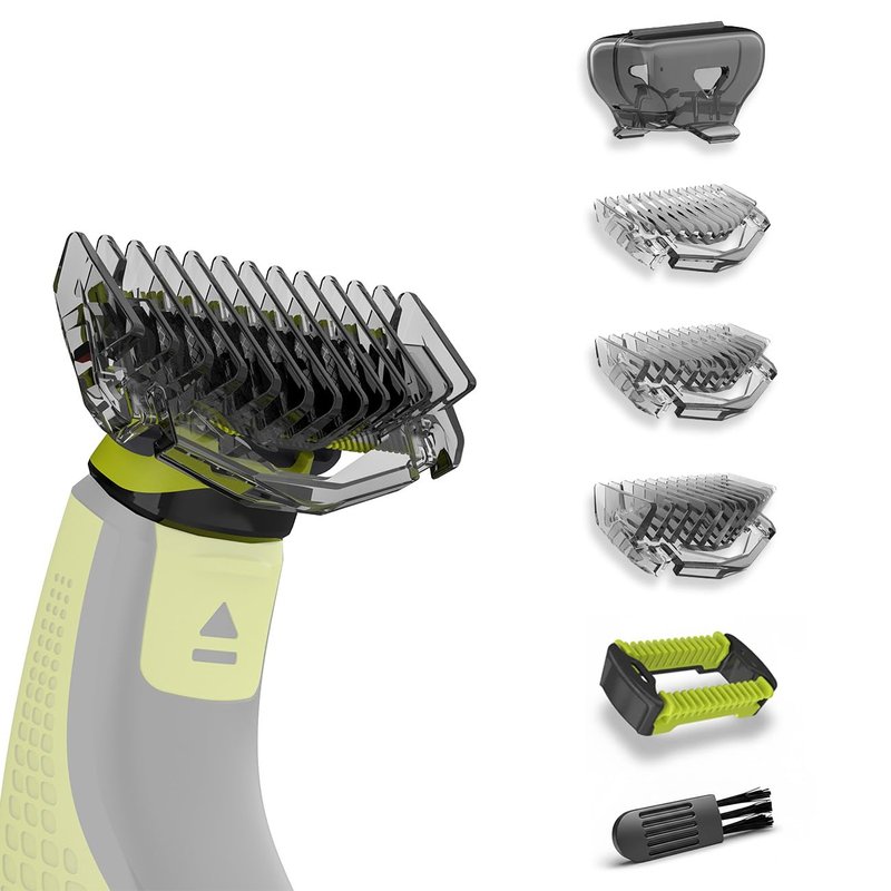 KIONCARE Guards Kit,1/3/5mm Guide Combs and Protective cap Fit for Philips Norelco OneBlade Handles
