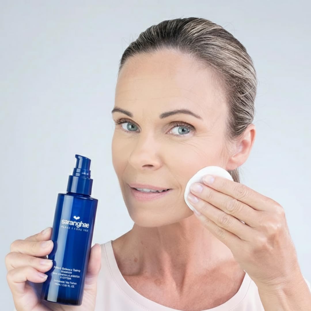 Saranghae Perfect Balance Toning Essence with Centella Asiatica & Ectoin Hydrating pH-Balancing Face Toner Essence with Niacinamide & Hyaluronic Acid Pore Refining Unscented For All Skin Types 3.38 oz