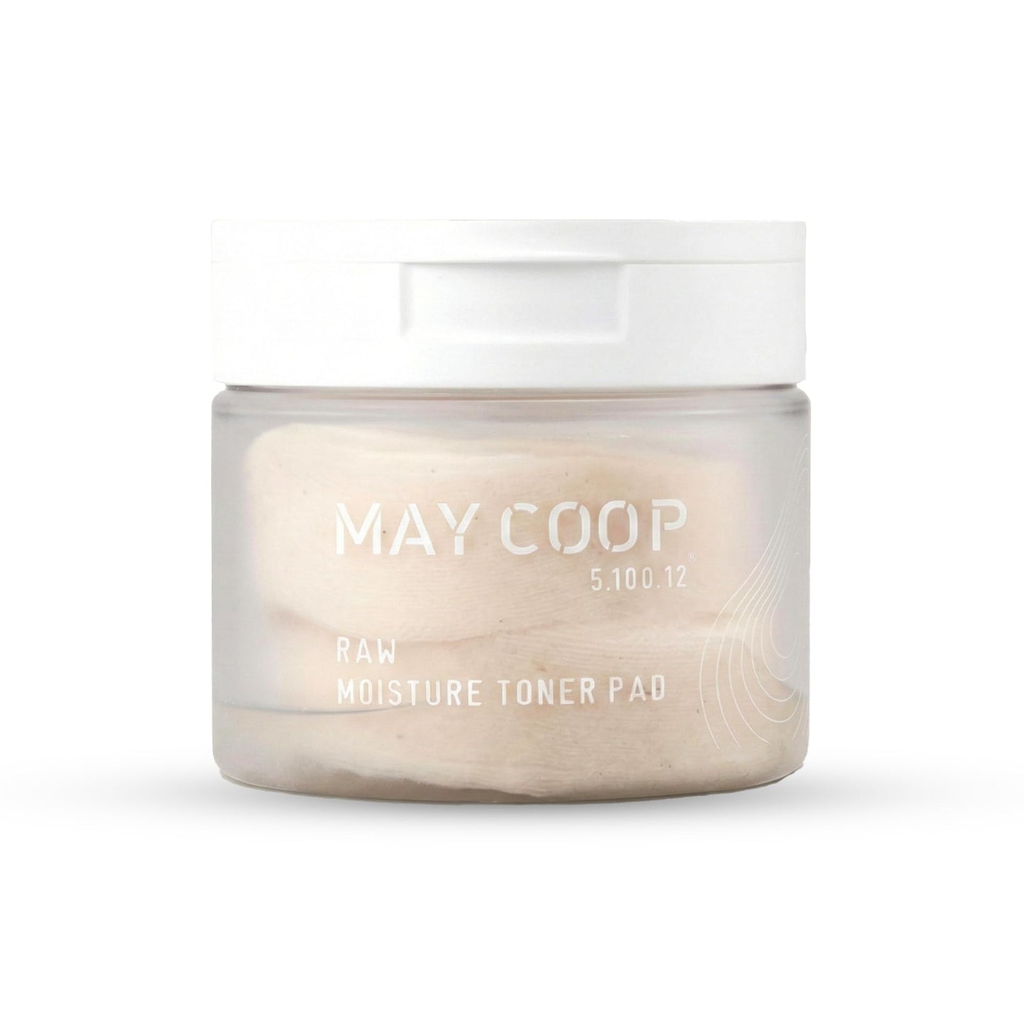 MAY COOP Raw Moisture Toner Pads | Korean Hydrating & Exfoliating Cotton Pads, 75% Maple Sap | Redness Comfort, Skin Balancing & Smooth Texture | 70 Count