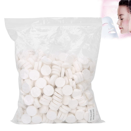 500pcs Compressed Disposable Mask, DIY Pure Cotton Mask Sheet Paper