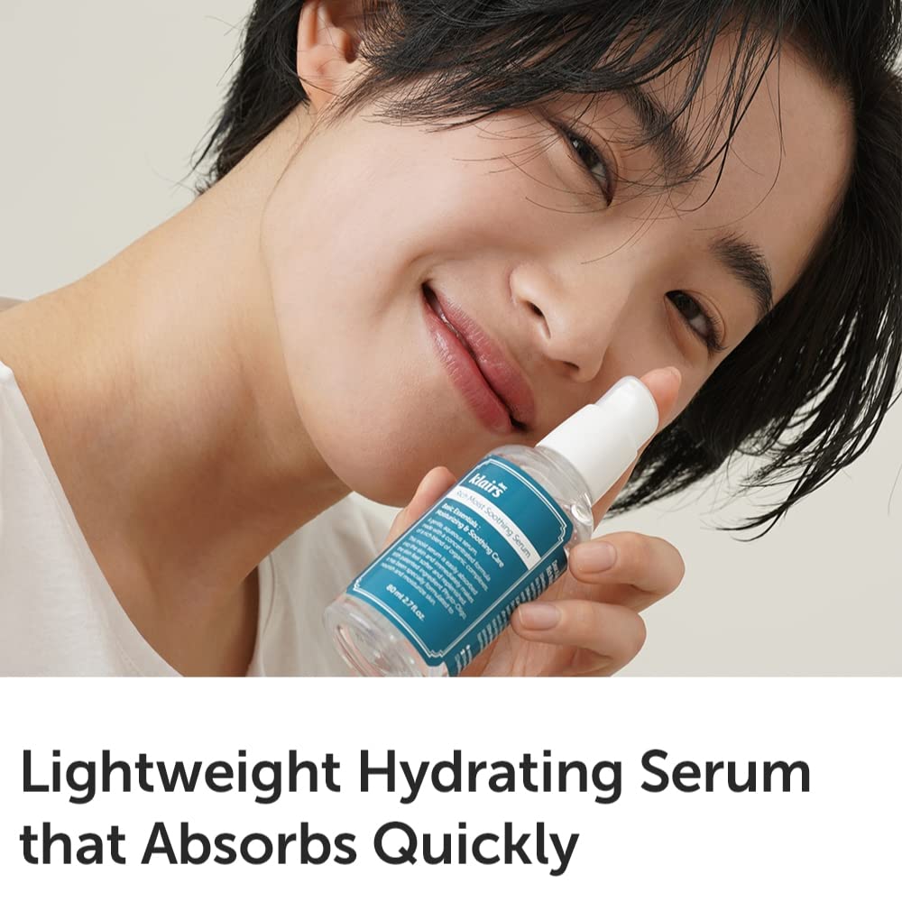 DearKlairs Rich Moist Soothing Serum – Korean Cica Serum with Centella, Beta-Glucan & Hyaluronic Acid, Calming Hydration for Sensitive Skin, Lightweight Non-Greasy, Unscented & Vegan, 2.7 Fl Oz