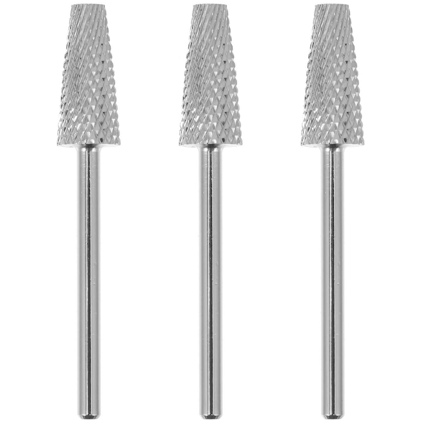 minkissy Manicure Grinding Head Nail Art Polishing Bits for Electric Nail Drill Replacement 3Pcs Durable Grinding Tools for Hand and Foot Care