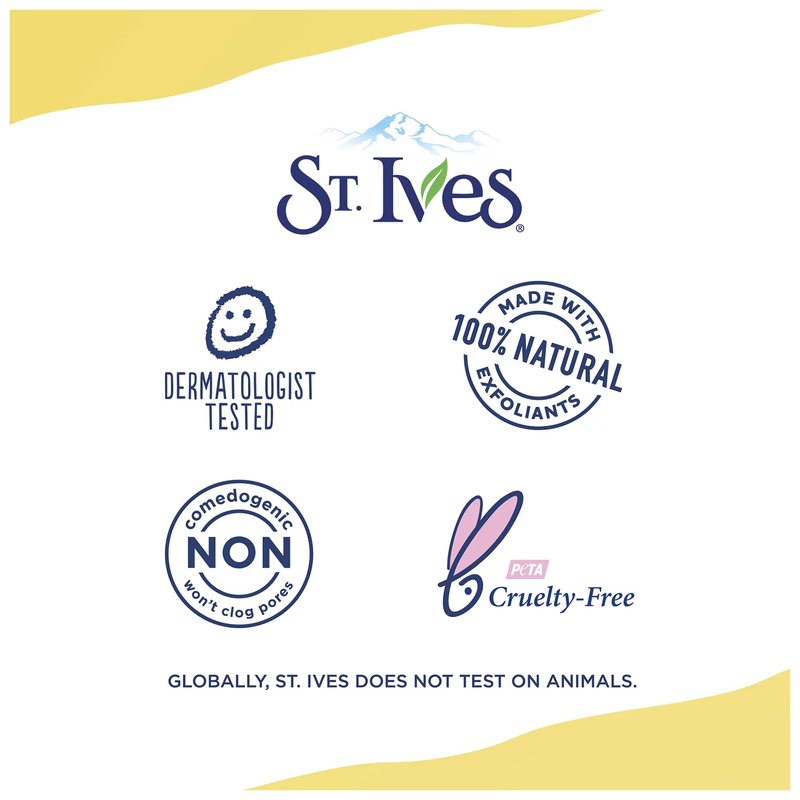 St. Ives Naturally Clear Apricot Scrub, Blemish Control 6 oz (Pack of 5)