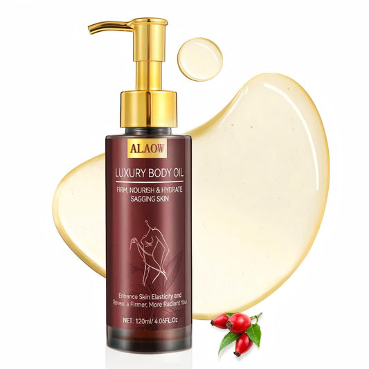 ALAOW Advanced Firming Body Oil, Powerful Skin Tightening Formula, Fast Improves Loose Skin, Deeply Moisturizing Body Care Oil (FN)