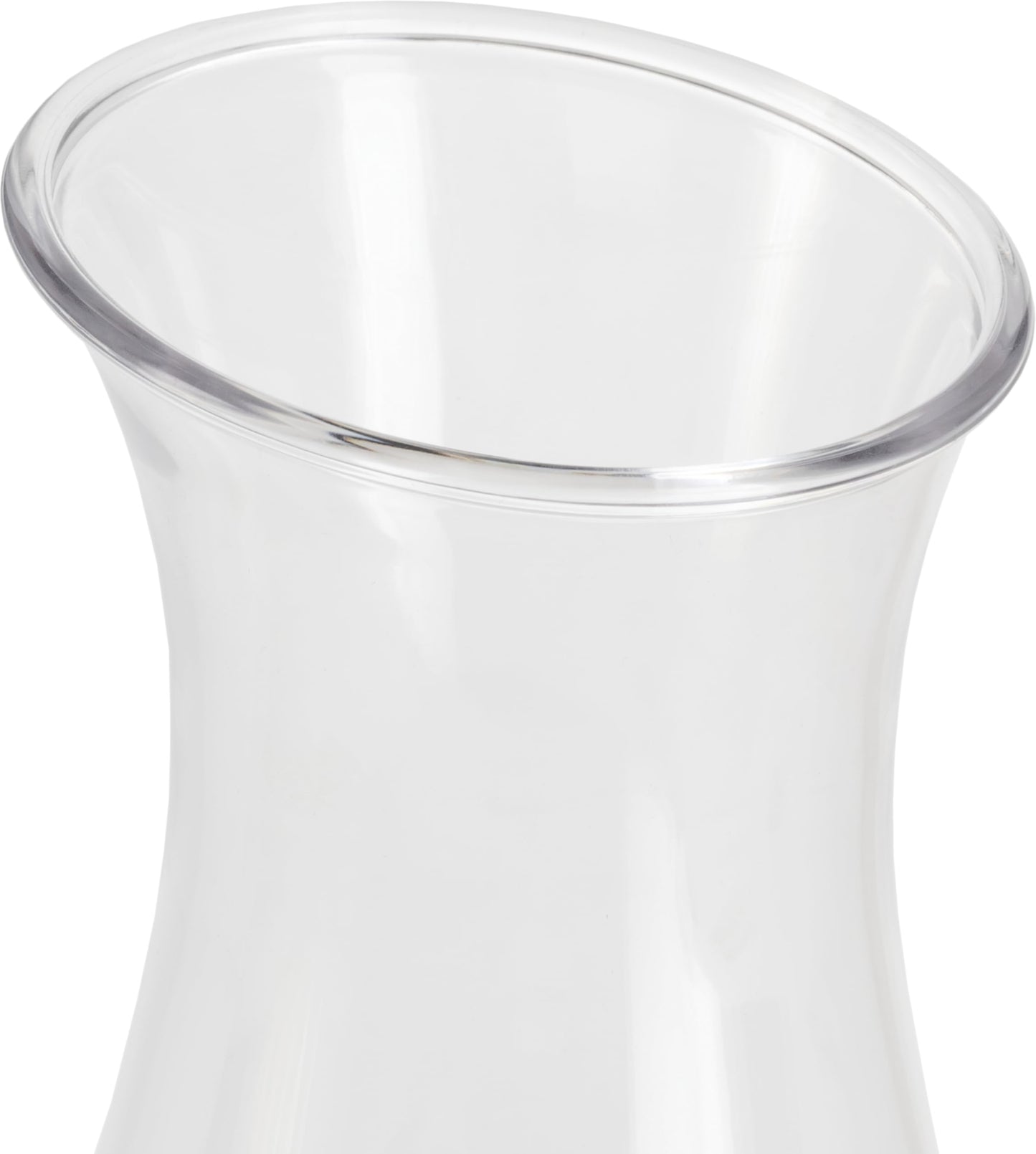 Carlisle FoodService Products 7090207 Cascata Carafe Juice Jar Beverage Decanter Only, Plastic, 1 L, Clear