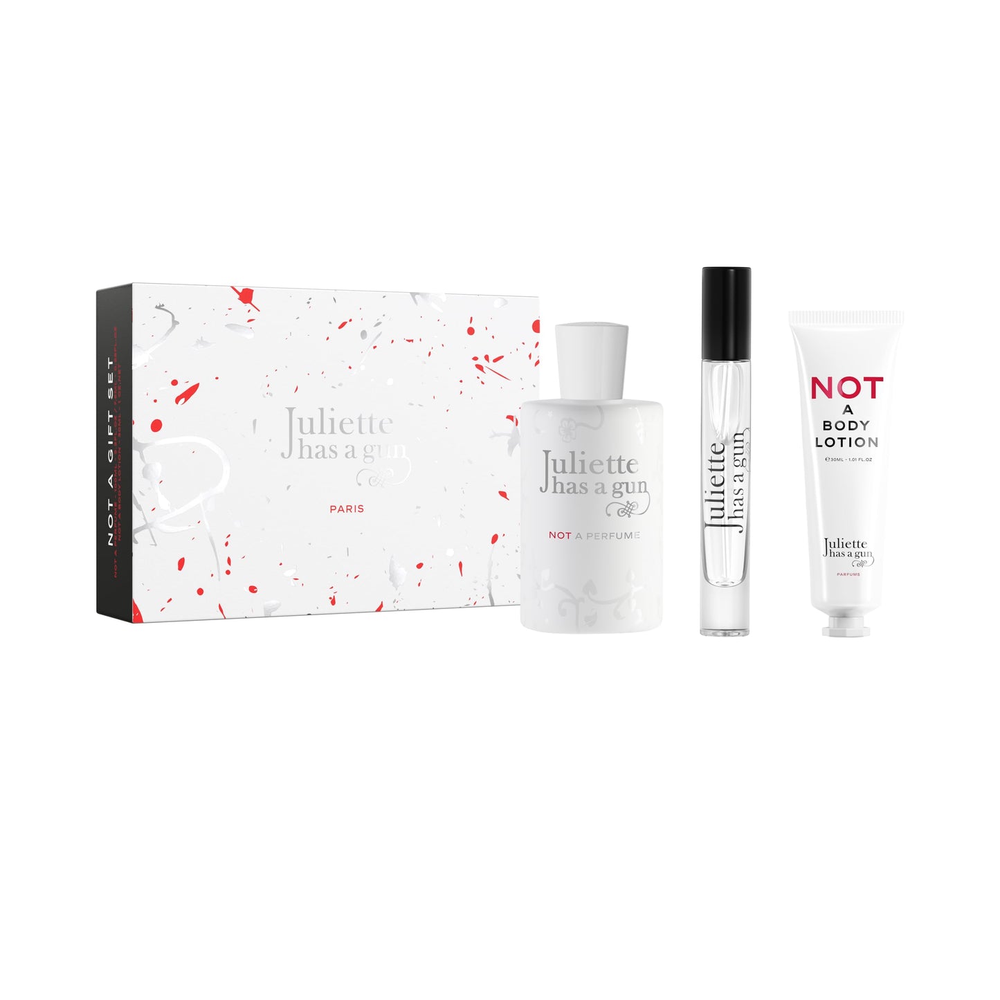Juliette Has A Gun: Holiday Gift Set (NOT A PERFUME EDP 100ml + NOT A PERFUME EDP 7.5ml + NOT A BODY LOTION 30ml)