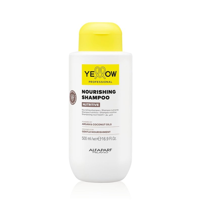 **ALFAPARF MILANO Nourishing Shampoo for Dry Hair - Argan & Coconut Oil Formula | Gentle Cleansing**
