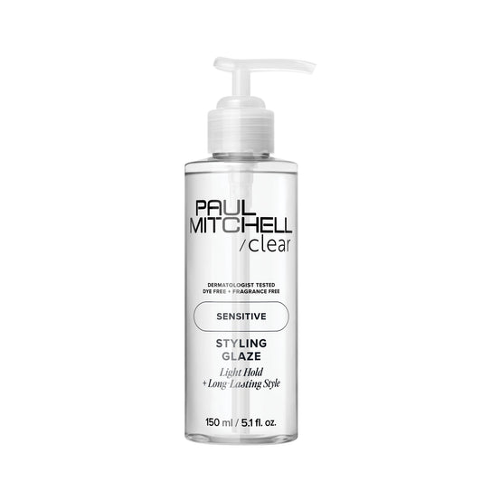 Paul Mitchell Clear Styling Glaze, Fragrance Free, For Sensitive Scalp + Skin, 5.1 fl. oz
