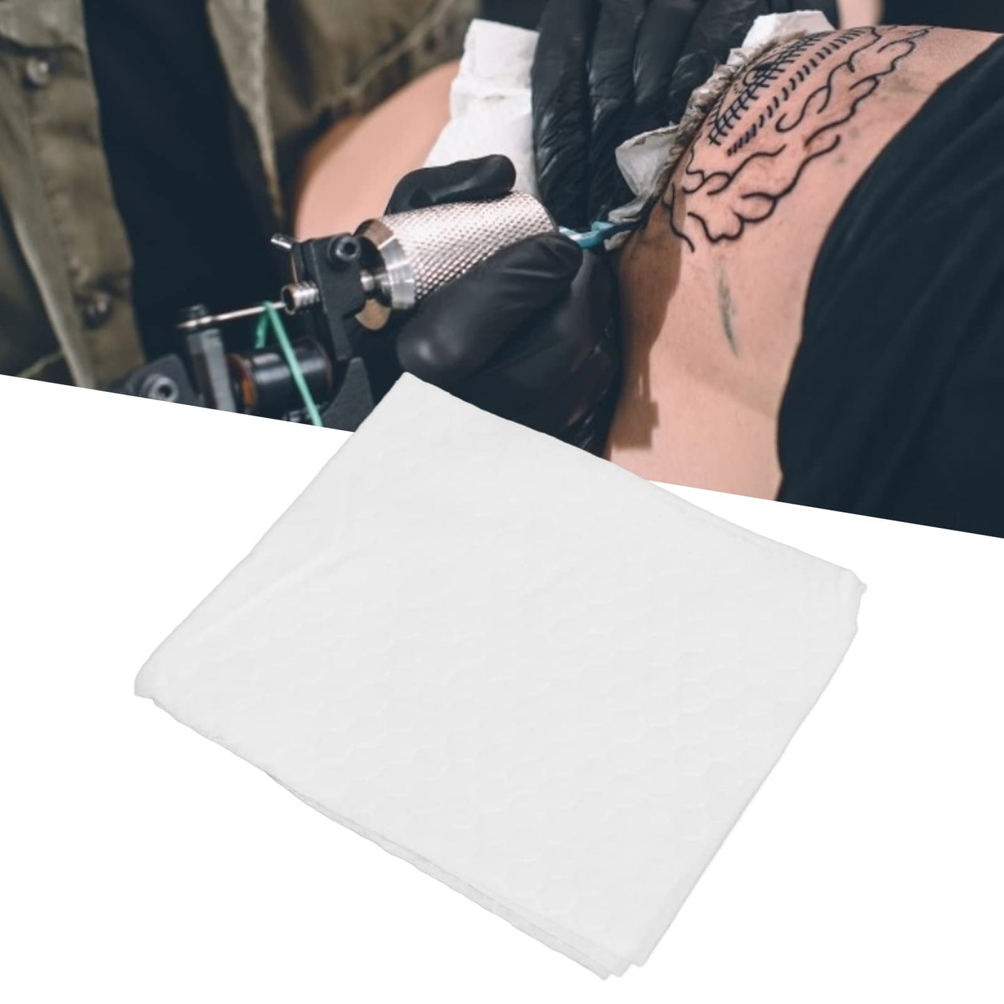 100pcs Wipe Paper Disposable Cotton, Strong Water Absorption, Cleansing Towel Tissue, Soft Skin Friendly for Tattoo, Makeup Removal Face Washing