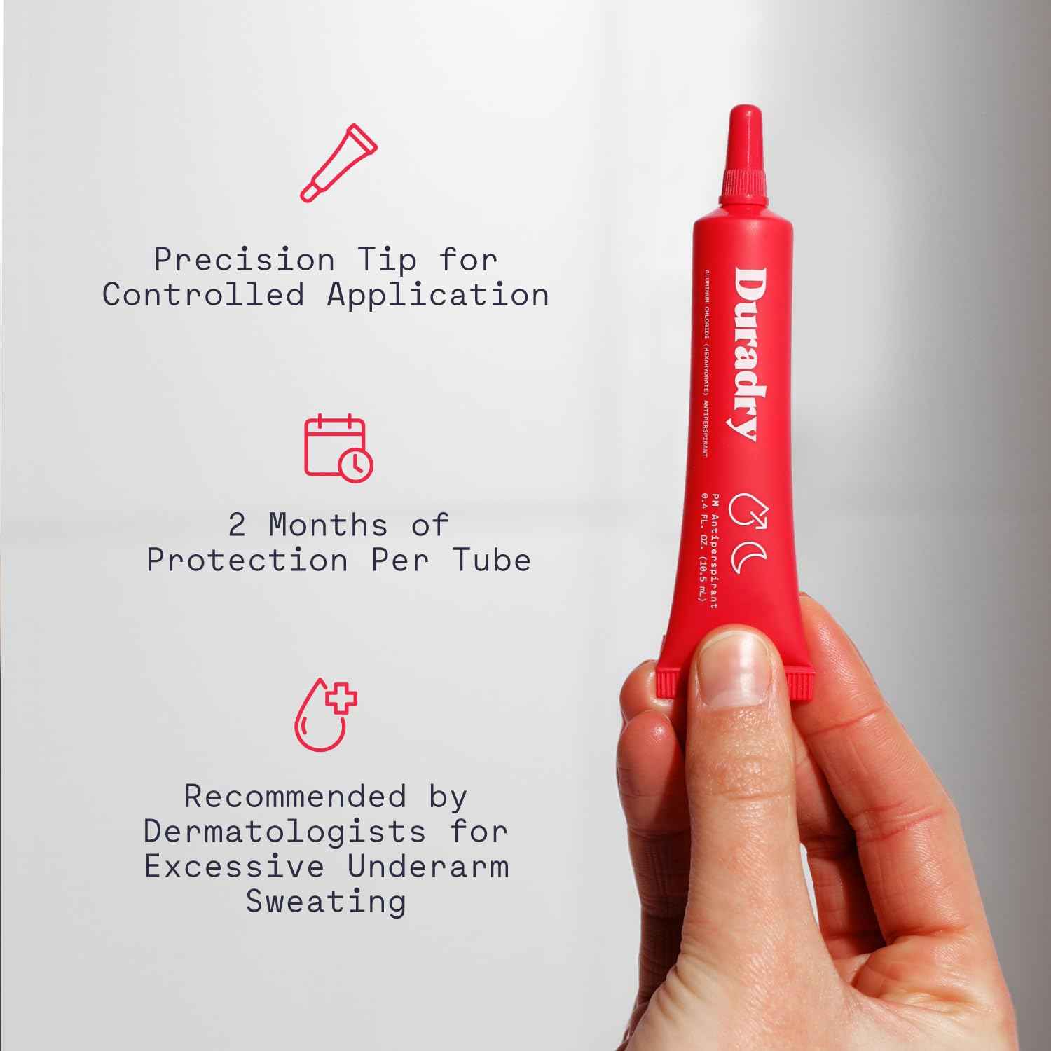 Sweat Minimizing Gel Antiperspirant for Men and Women - Prescription-Strength, Formulated for Excessive Underarm Sweating and Hyperhidrosis - 0.4 Fl Oz