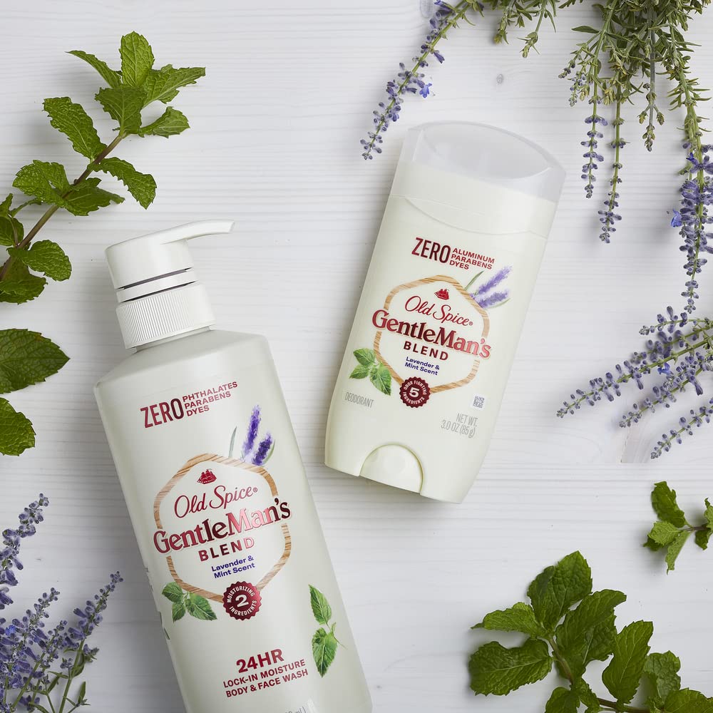Old Spice Men's Deodorant Aluminum Free Lavender & Mint, 3.0oz (Pack of 12)