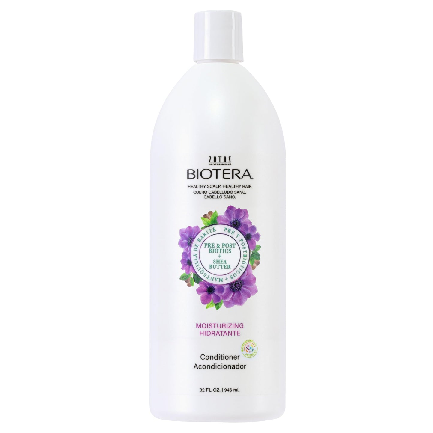 Biotera Moisturizing Conditioner | Hydrates & Moisturizes Dry, Medium, Fine Hair | Microbiome Friendly | Vegan & Animal Test Free | Paraben Free | Color-Safe | 32 Fl Oz