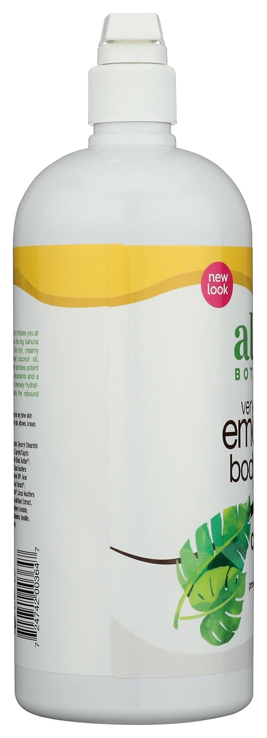 Alba Botanica Coconut Rescue Body Lotion - Very Emollient, 32 oz.