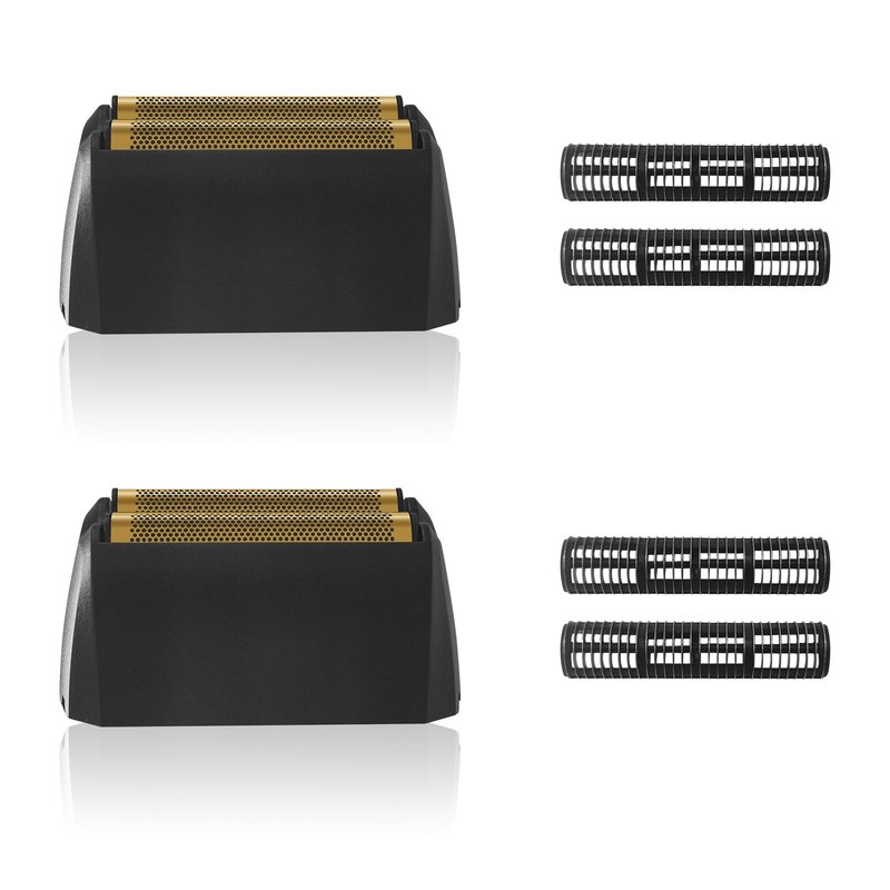 Shaver Replacement Super Close Gold Foil & Cutter Bar Assembly Compatible with Wahl 5 Star Series Vanish Shaver（8173-700） (2 Pack)