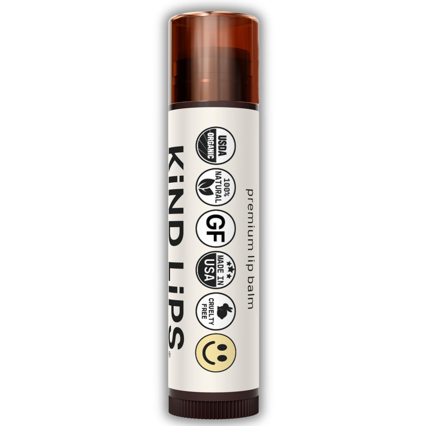 Kind Lips Lip Balm - Nourishing & Moisturizing Lip Care | for Dry Chapped Lips | Infused with Shea Butter & Beeswax | Unscented | 0.15 Ounce (Pack of 5)