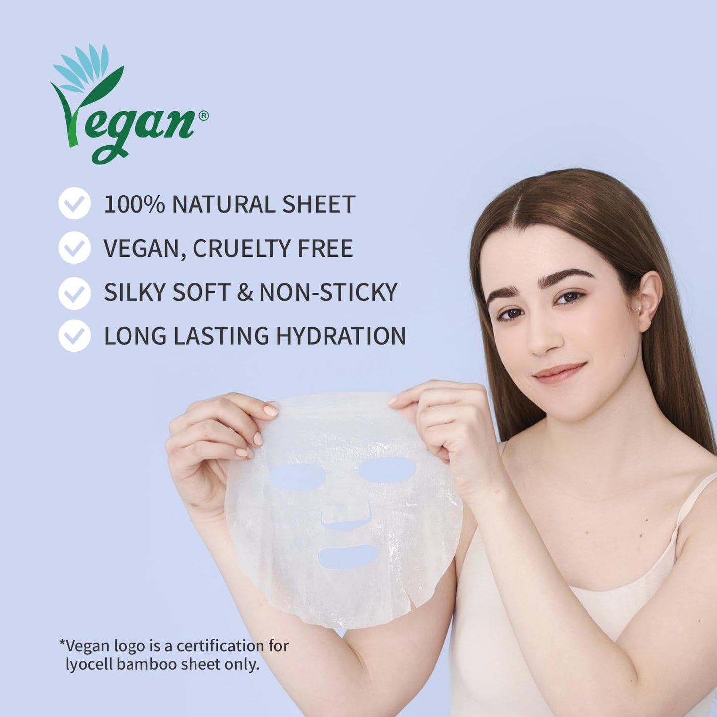 Hydrating Sheet Mask Starter Kit Variety Pack for Dry and Sensitive Skin, Korean Vegan Facial Sheet Mask for Men & Women, Collagen, Cica, Ceramide, Retinol (5-Count)