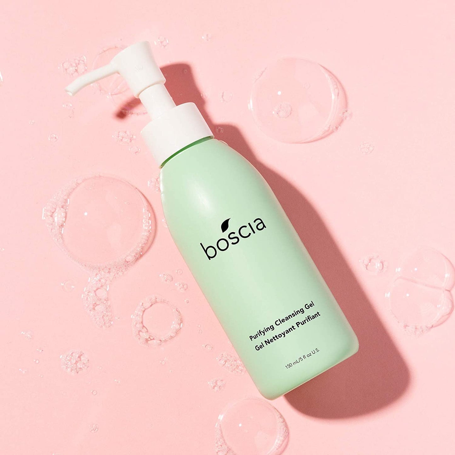 Boscia Purifying Cleansing Gel - Vegan & Cruelty-Free Daily Face Cleanser | Natural Deep Clean, 5 fl oz