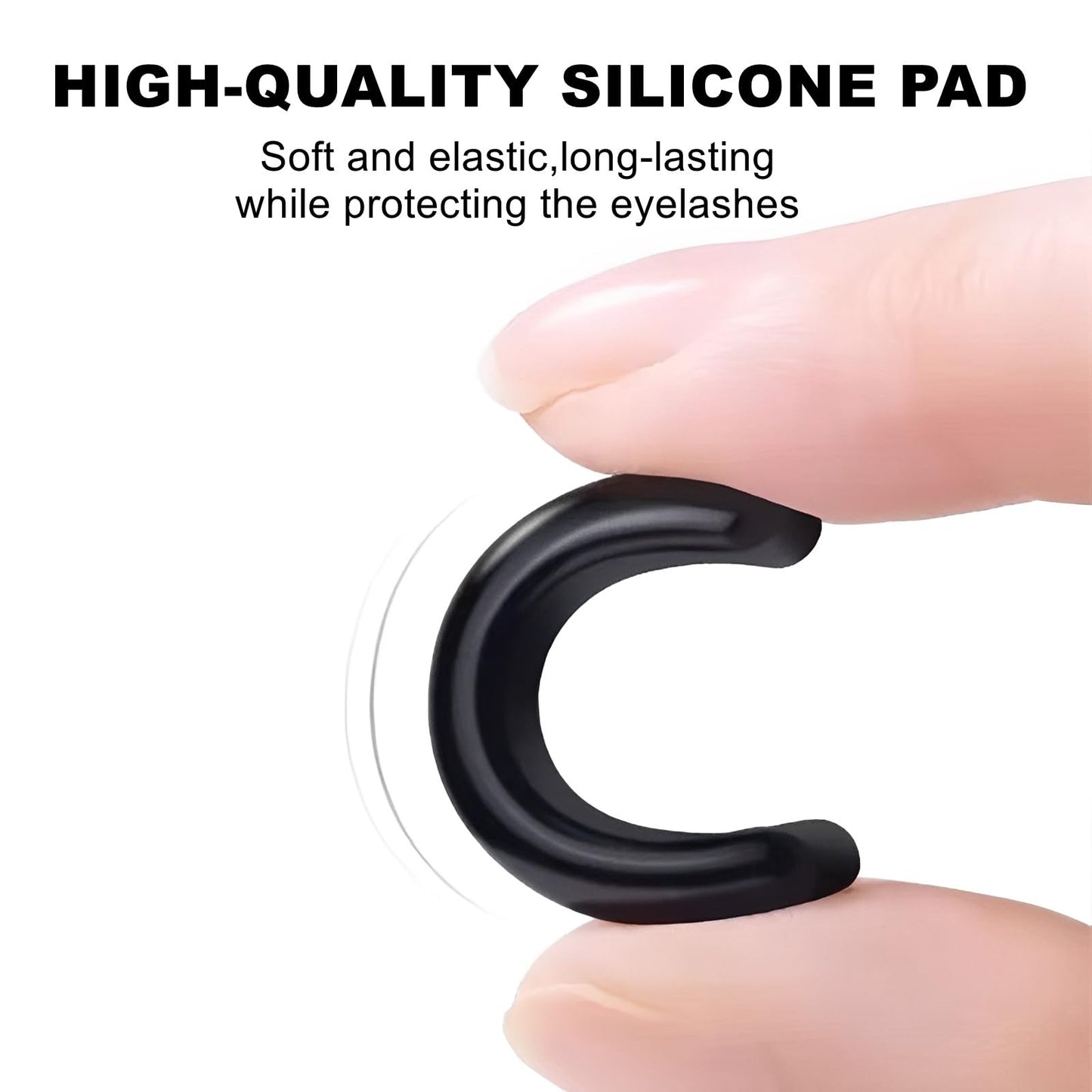 80Pack Fit for Tweezerman Eyelash Curler Refills,High Elasticity Silicone Replacement Pad Compatible with Tweezerman Eyelash Curler,Gentle & Safe,Use with Eye Lash Curlers.
