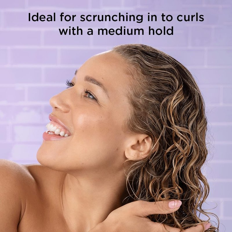 Noughty Hey Curl Scrunching Jelly - 97% Natural Hydrating Frizz Control for Curly Hair | 6.7 fl. oz