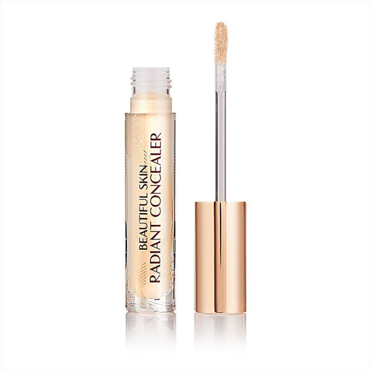 Charlotte Tilbury Beautiful Skin Concealer - Under Eye Concealer & Color Corrector for Dark Circles - Hydrating, Medium-Buildable Coverage with a Radiant, Natural-Looking Finish - 1 Fair