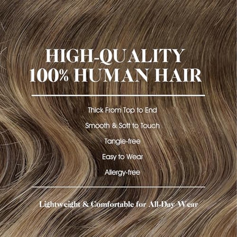 SIYUSI Clip in Hair Extensions Real Human Hair, 100% Brazilian Remy Human Hair Clip Ins, Invisible & Scalp-Friendly, Platinum Silver Color,7Pcs 4.23oz, 20 Inch