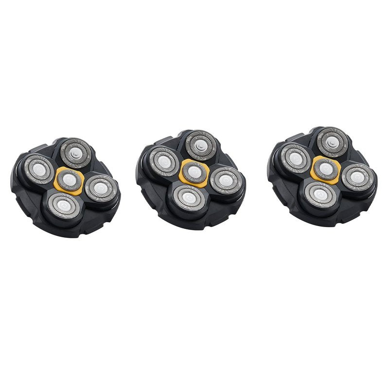 3PCS Shaver Replacement Blades Compatible with MicroTouch Titanium Head,Stainless Steel Material
