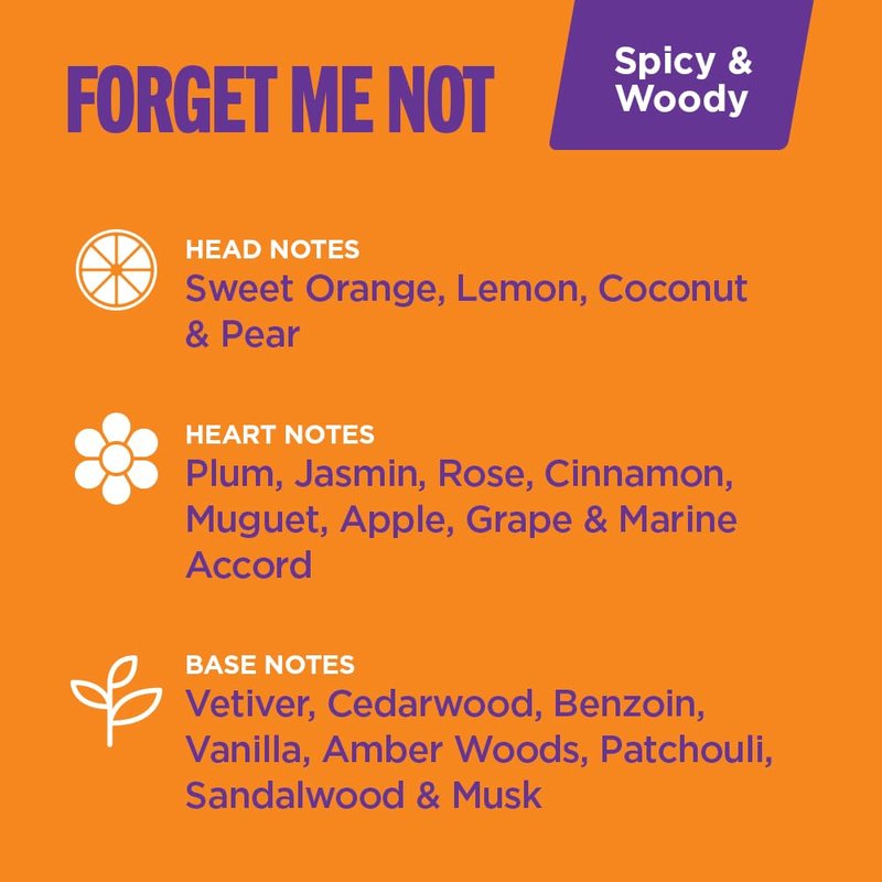 Affirmations Pheromone Perfume - Warm Spiced Woody Fragrance with Natural Orange, Lemon, Coconut & Pear - 0.3 fl oz Body Spray