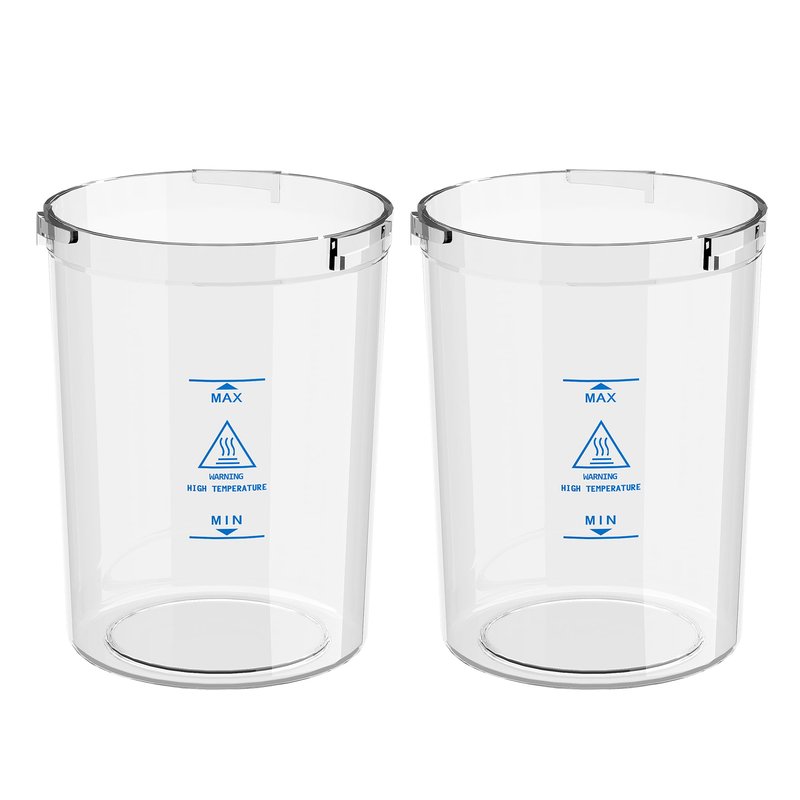 SalonDepot Water Jar for Facial Steamer Universal Plastic Water Cup 2 PCS