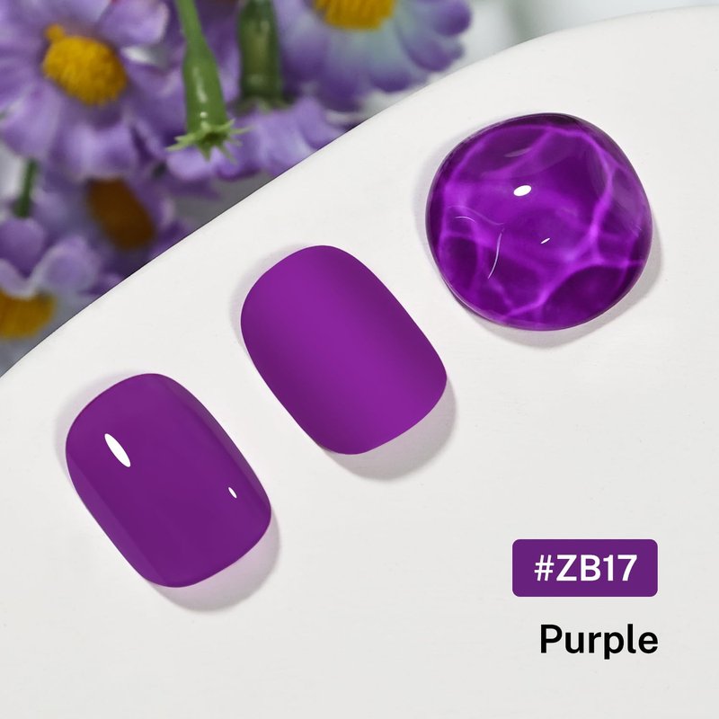 OpenLive 16.5ml Purple Nail Polish Large Volume Quick Drying Nail Polish, Fast Drying and Long Lasting Color Nail Art DIY Home Manicure Gift for Women