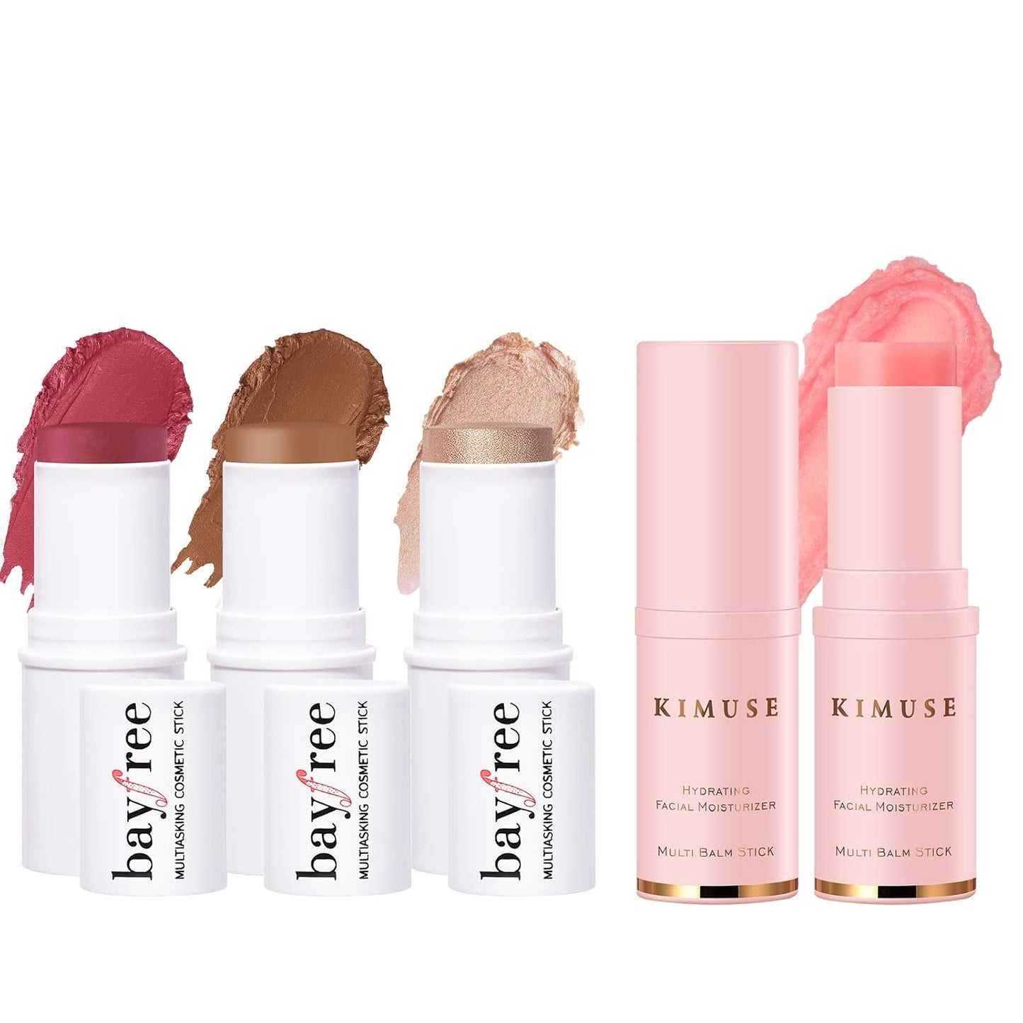 KIMUSE Multi Stick Trio | Hydrating Face Makeup Set for All Skin Types