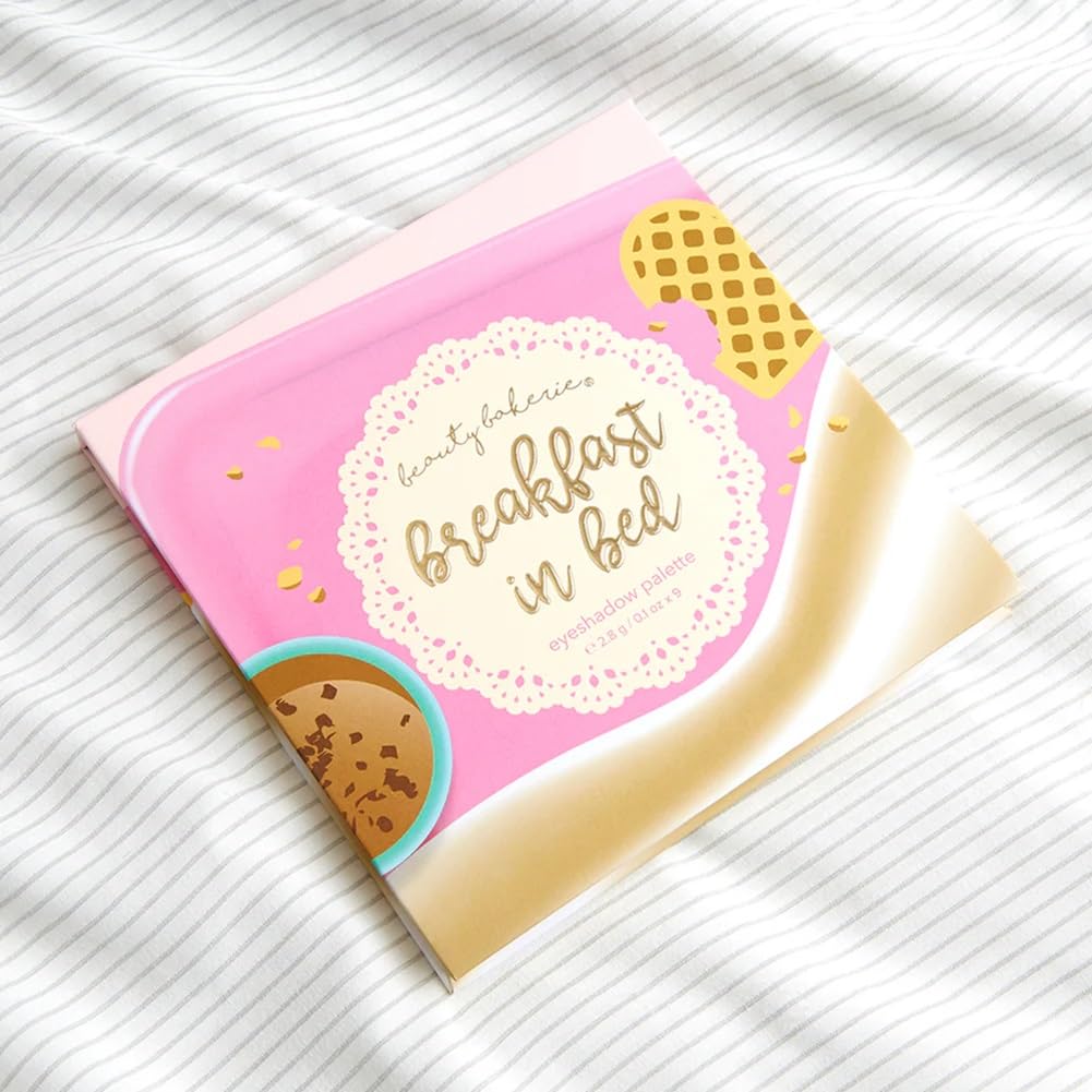 Beauty Bakerie Cosmetics Highly Pigmented Eye Shadow Makeup Palette, Sparkly/Glitter/Shimmer/Metallic/Matte Eyeshadow Look, Vegan, Cruelty-Free, Paraben-Free, 9 Shades, Hella Scoops