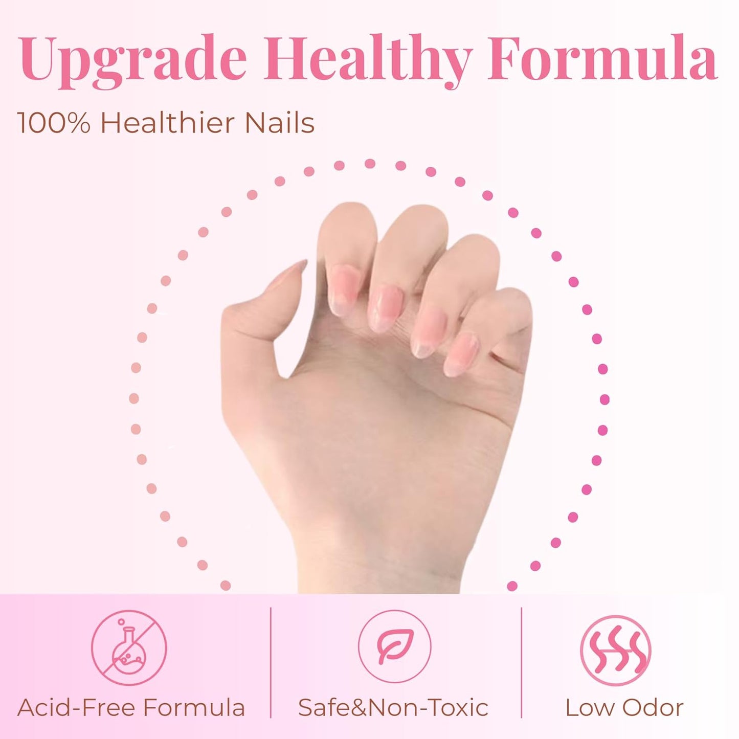 Super Strong Nail Glue for Acrylic Nails Press on Nails Professional Nail Glue for Nail Tips Fake Nails False Nails Long Lasting for Stick On Nails Broken Nails 0.07oz 12pcs