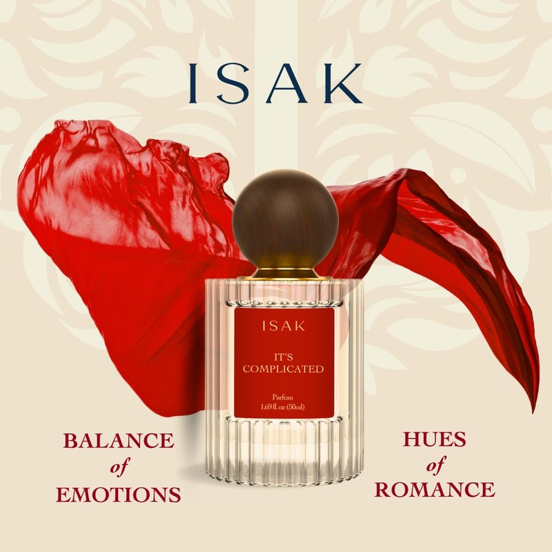 ISAK It's Complicated Perfume For Men, Women | Eau de Parfum Long Lasting Luxury Fragrance | Premium Unisex Perfume 50ml | Scent For All Occasions | Notes of Vanilla, Lemon, Grapefruit