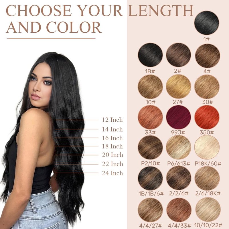 Tape in Hair Extensions Human Hair,14 Inch Human Hair Tape in Extensions 20Pcs Natural Black Tape Ins Human Hair Extensions for Women Seamless Tape in Hair Extensions Real Human Hair