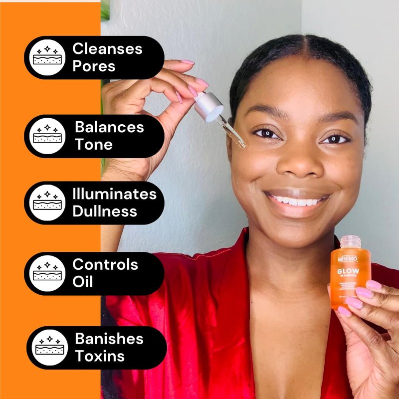Turmeric Skin Brightening Oil - Ultra-Concentrated Serum for Dark Spots | 1 Fl. Oz Travel Size